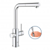 GROHE Blue L-tut utdragbar i krom