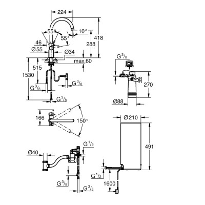 GROHE Red Duo - Supersteel - C-pip - Size L