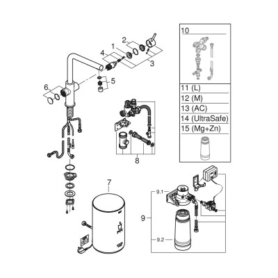 GROHE Red Duo - L-pip - M-size - Warm Sunset