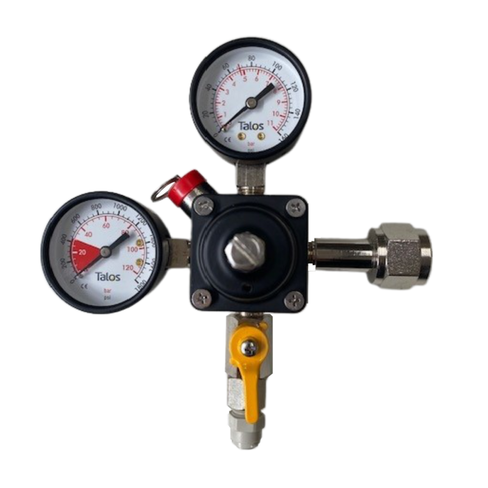 Regulator och ¼ insticksslang