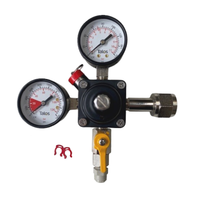 Regulator och ¼ insticksslang