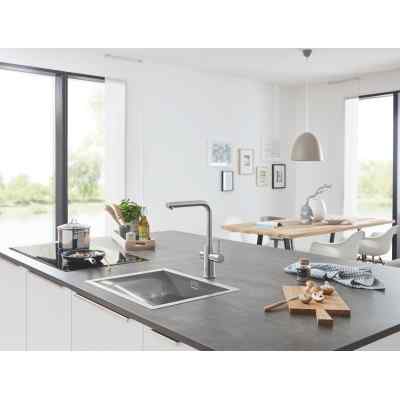 GROHE Blue Home - L-pip - Utdragbar - Supersteel GROHE Blue Home