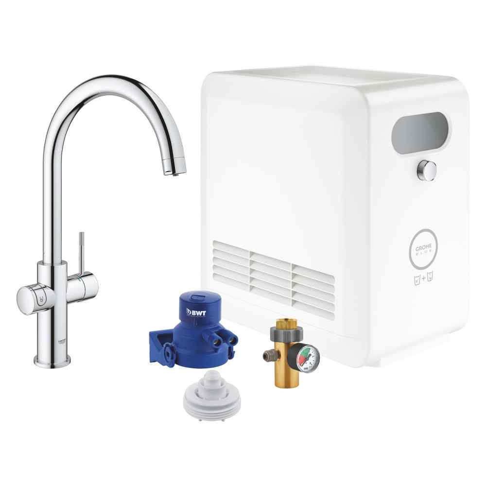 GROHE Blue Professional - C-pip - Krom Grohe Blue Pro
