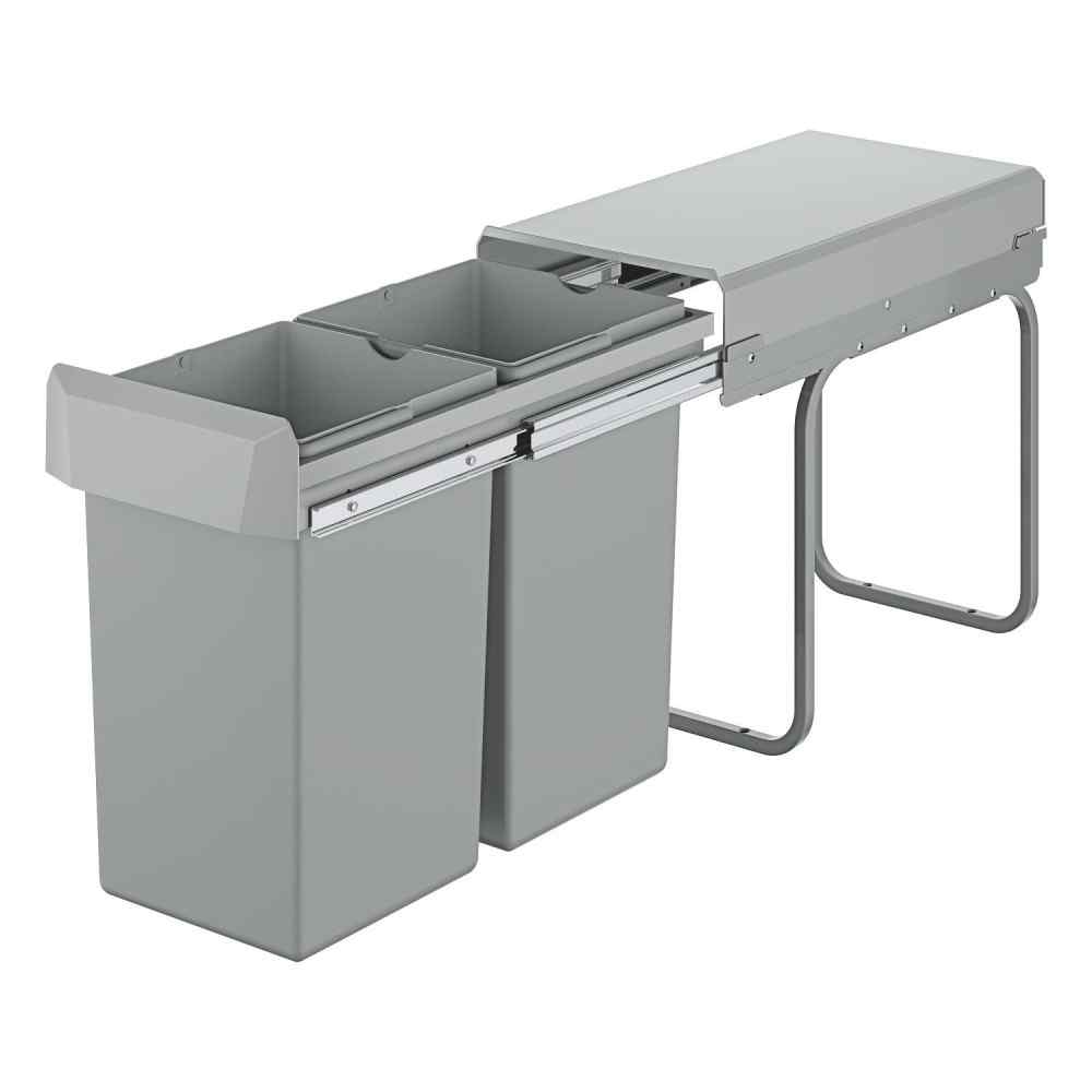 Avfallssorteringssystem 30 cm 2x15L Wastesystems